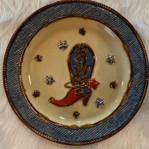 Canyon Ranch Collection Cowboy Boot 9 inch plate